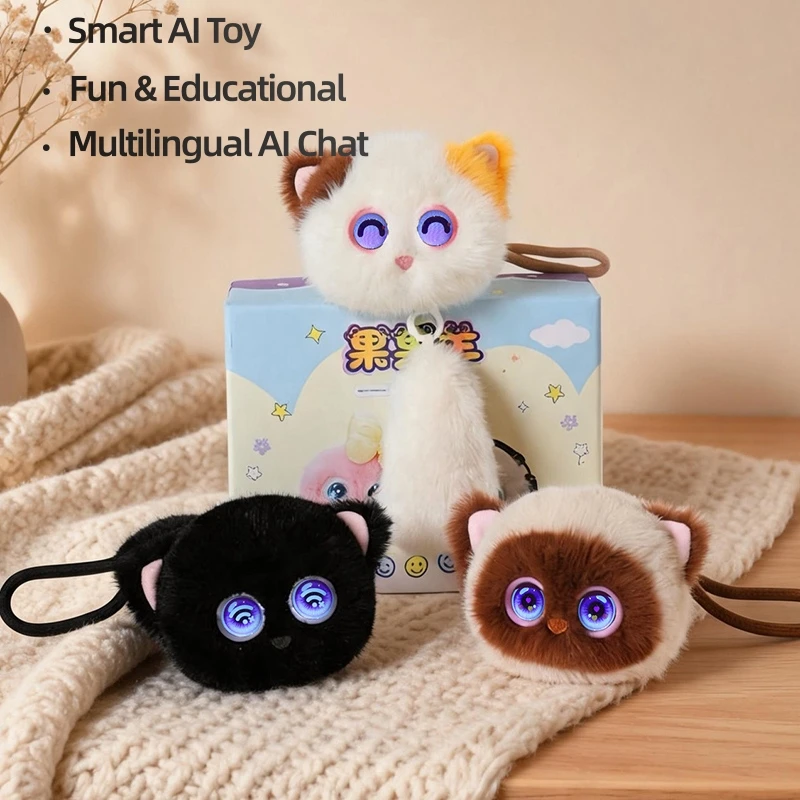 peluche-chat-elfe-ia-9-cm-jouet-Electronique-intelligent-pendentif-chaton-interactif-dialogue-vocal-compagnon-Emotionnel-cadeau-de-noel