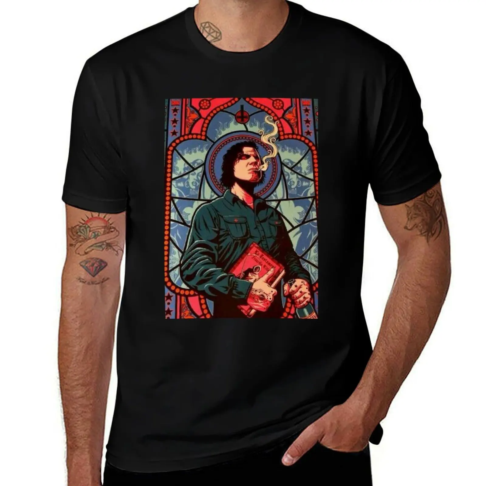 Mark Lanegan Essential T-Shirt Classic Crew Neck Cotton T-Shirt