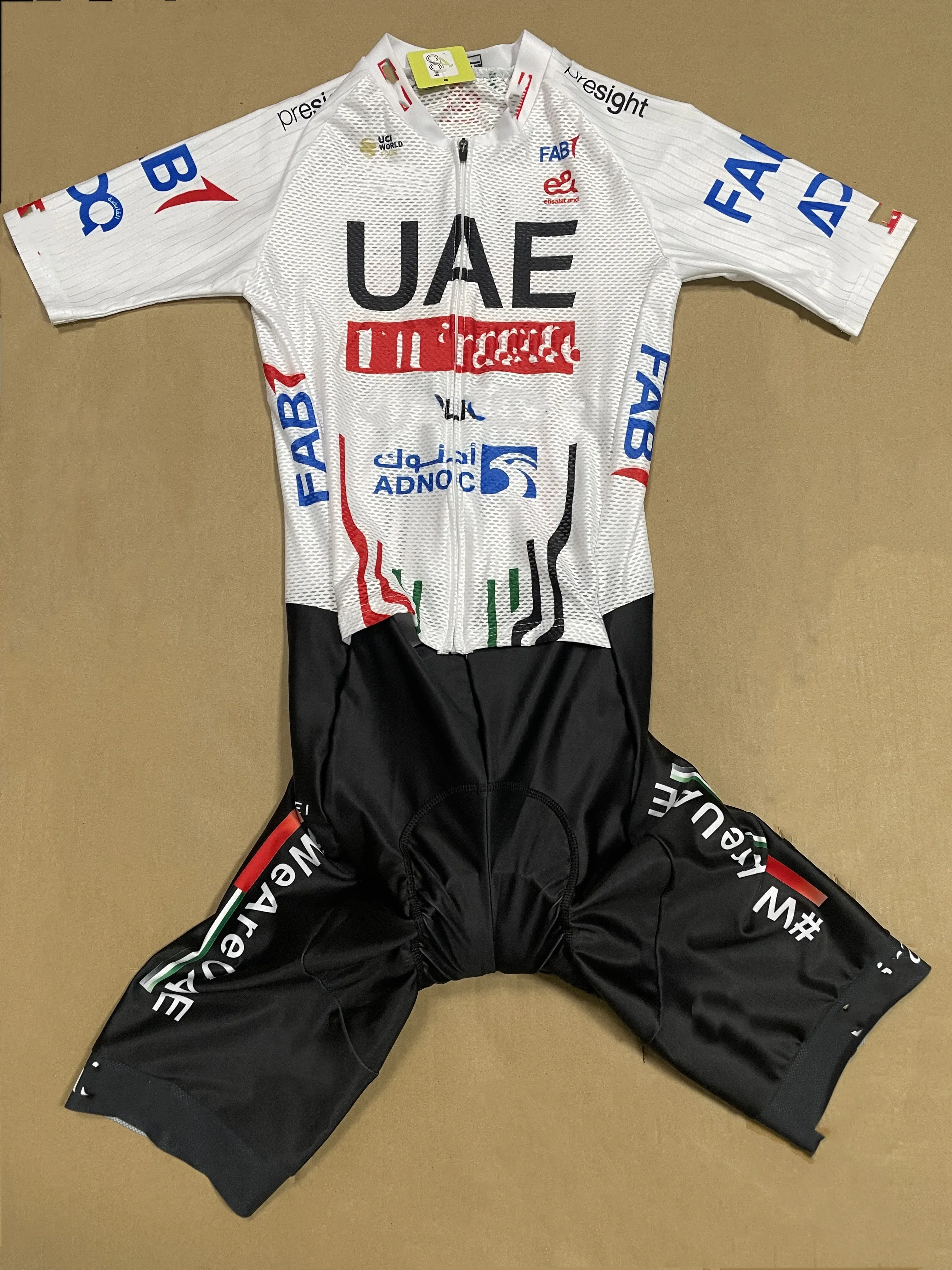 UAE Tadej Pogacar UCI Ciclismo Team abbigliamento tuta corta Ciclismo Jersey bicicletta Maillot Ropa Ciclismo Bike skinsuit Kit