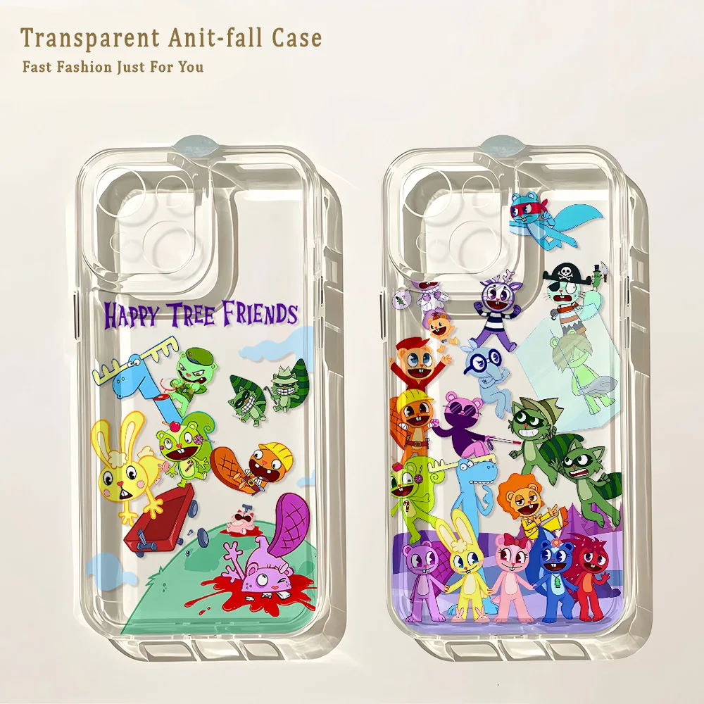 Cartoon Happy Trees Friends Phone Case For Samsung Galaxy A37 A57 A16 A07 A17 A36 A26 A56 A55 A35 A25 A15 A54 A24 A14 A13 4G 5G