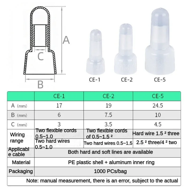 Wire plug terminal, nylon nipple crimping cap, quick connection terminal, wire connection terminal, closed terminal