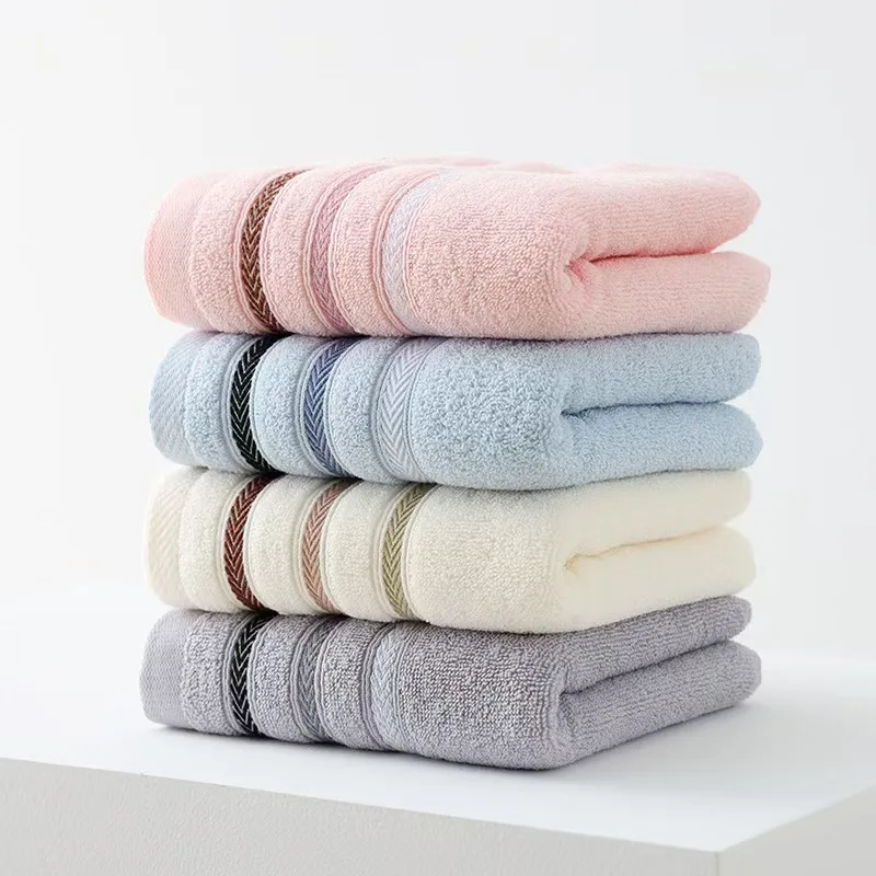 3/4pcs Thicken Soft Bathroom Hand Towels Solid Cotton Super Absorbent Hand Towel Face Hand Towel Home Hotel Towel Sets 30x70cm