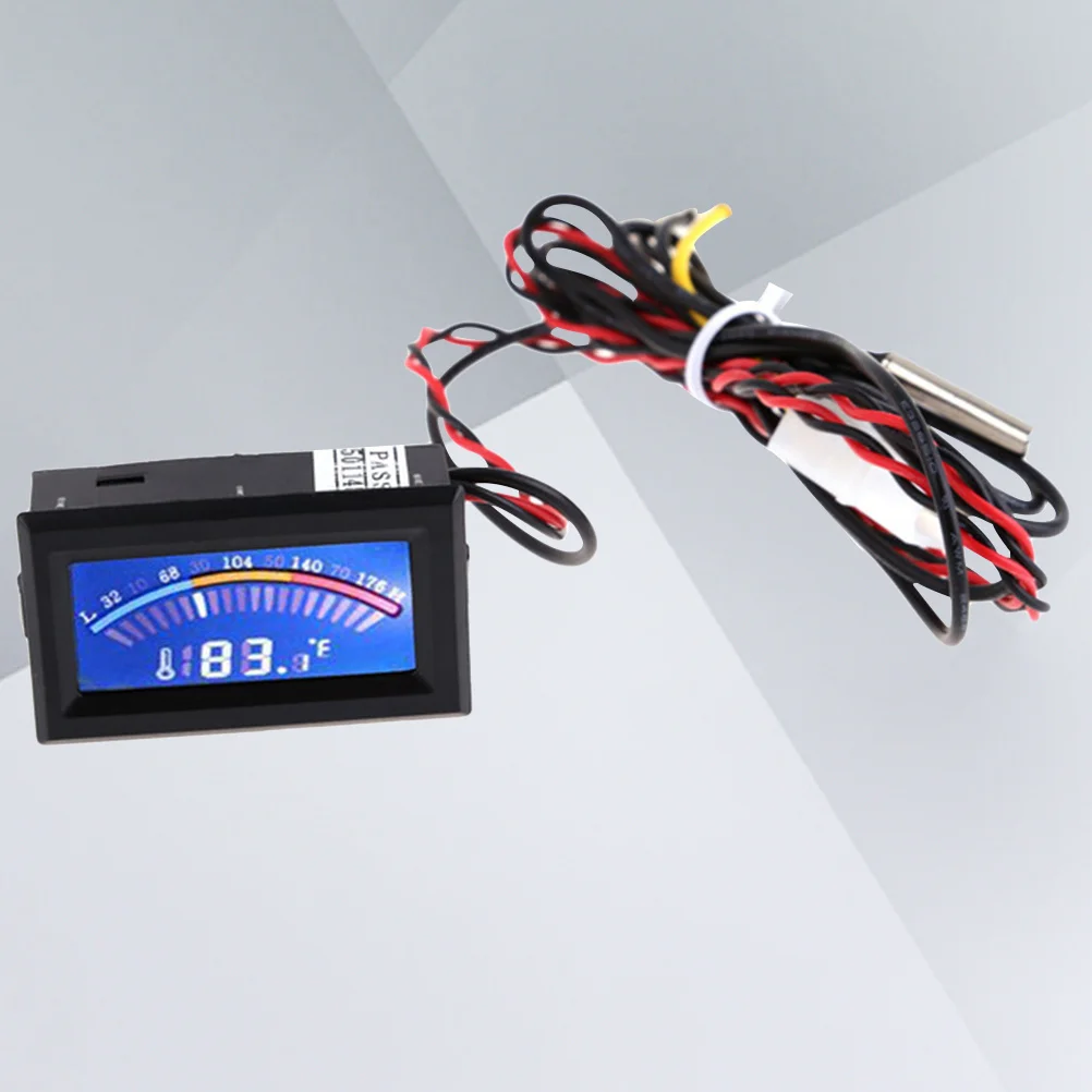 Mini LCD الرطوبة درجة الحرارة الرطوبة الأزرق داخلي ميزان الحرارة الرقمي الرطوبة غرفة متر مئوية فهرنهايت العرض