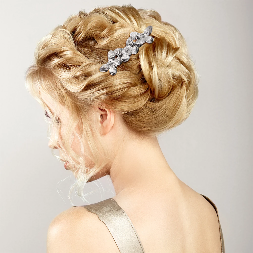 

2 Pcs Wedding Hair for Brides Accessories Bridesmaids Fascinator Headband