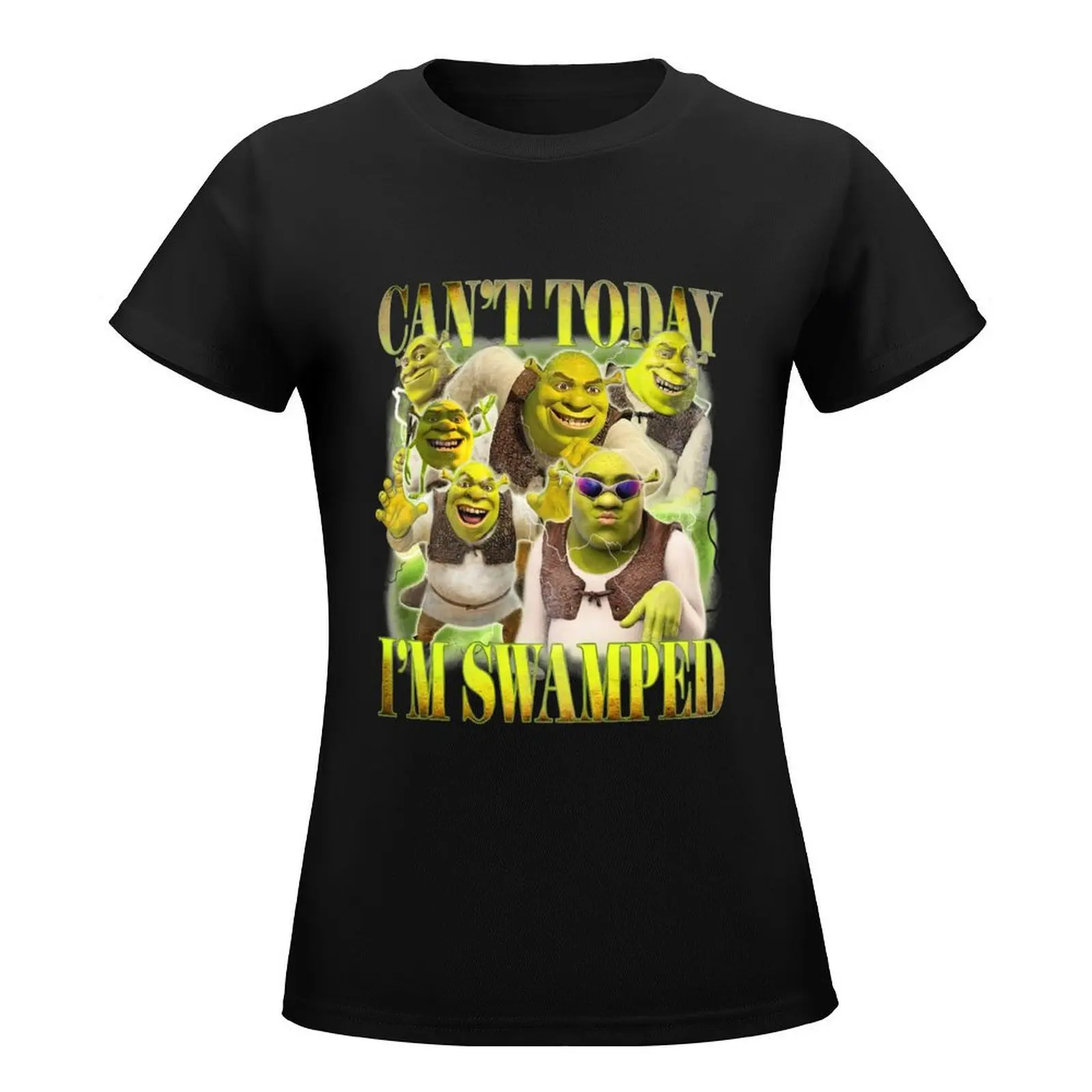 Can't Today I'm Swamped T-Shirt summer clothes funnys luxury designer clothing Women