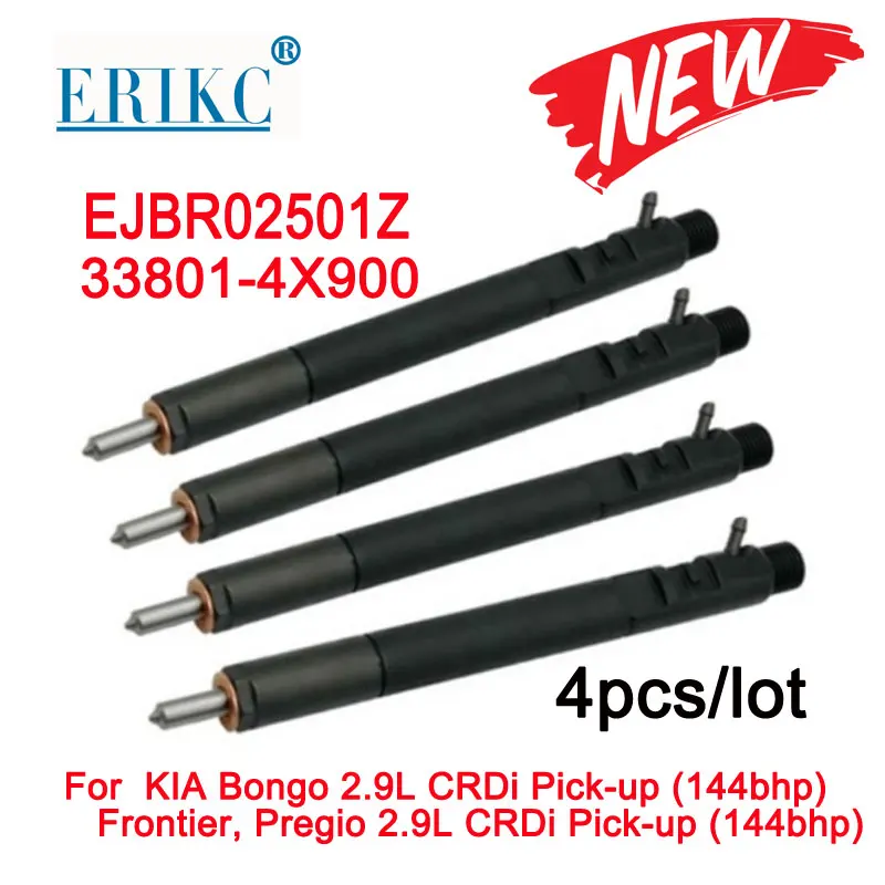 

4PCS EJBR02501Z Diesel Injector Nozzle EJB R02501Z 33801-4X900 Common Rail High Pressure Injection EJBR0 2501Z for KIA