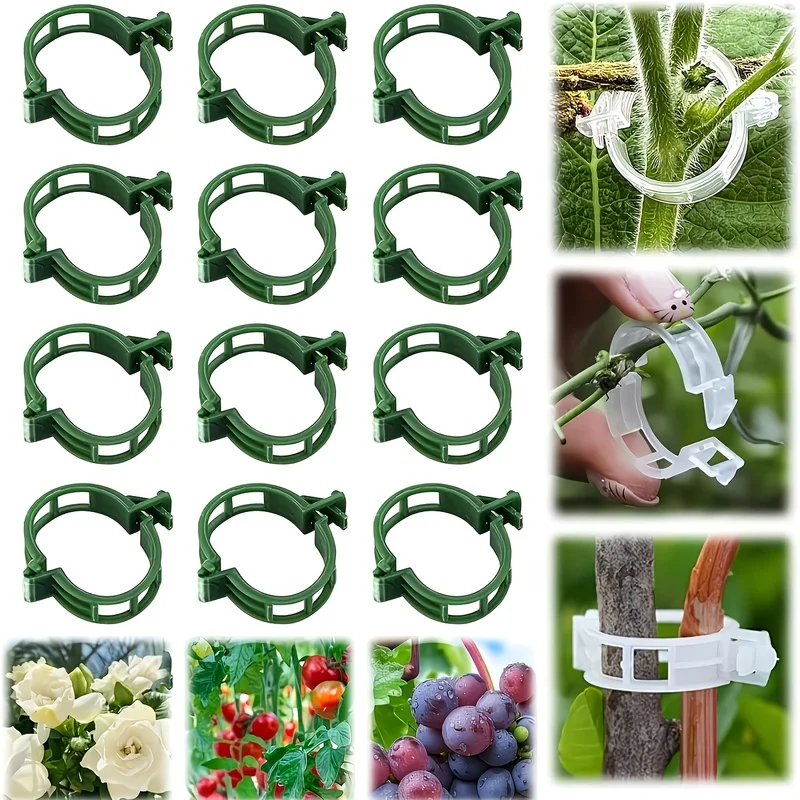 90Plastic vine plant fixing clip，Greenhouse vegetable and fruit tree plant fixator，Fruit and green plant vine clip，The ideal too