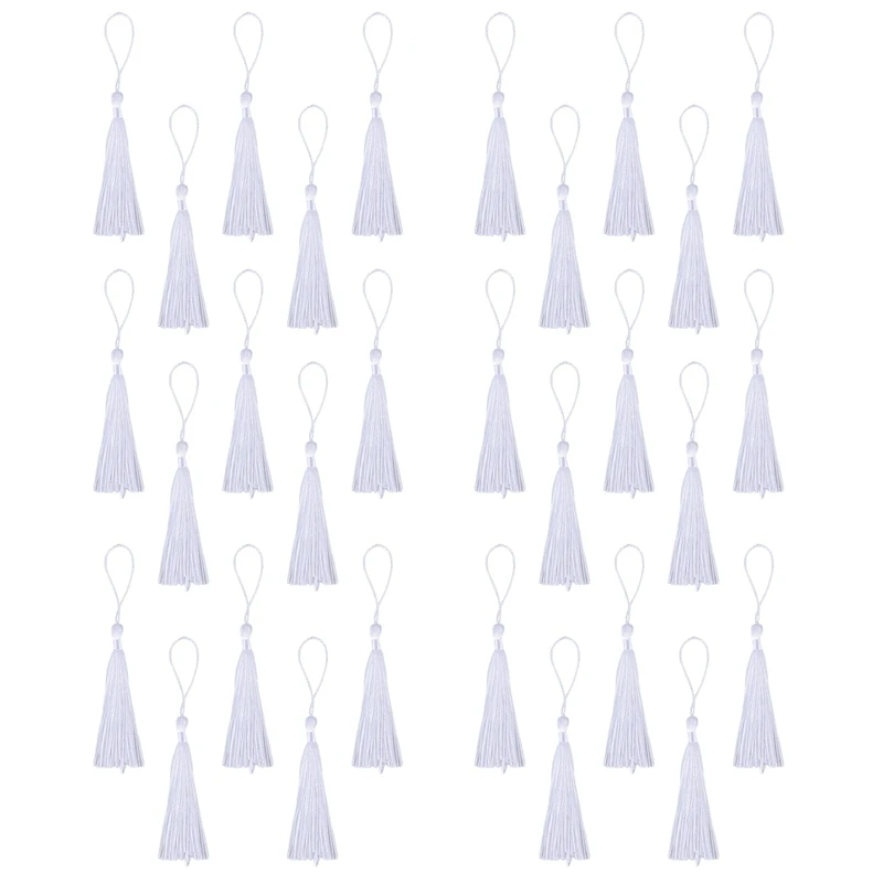 

100Pcs 13Cm/5-Inch Handmade Soft Tassels Floss Bookmark Tassels For Jewelry Making, DIY Projects, Bookmarks