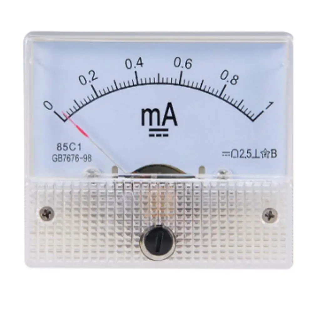 

DC Analog Panel Ammeter 85C1 500mA/3A/5A/30A Amp Meters Pointer Type Precision Ammeter Analog Panel Meter Microammeter
