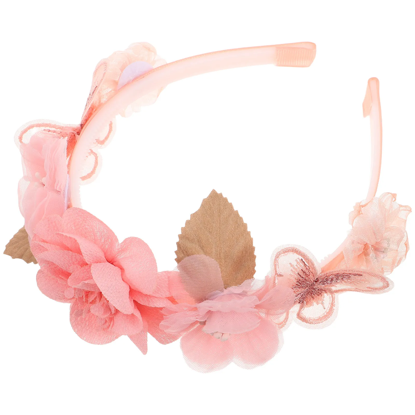 

Flower Headband for Realistic Floral Hair Accessories Little Party Wedding Photography Everyday Use