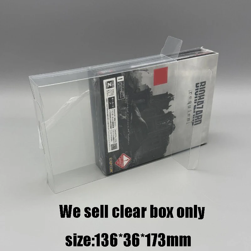 For NS Switch Resident Evil 9 Japan Version Stand Steelbook Bundle Clear Collectible Protector Case