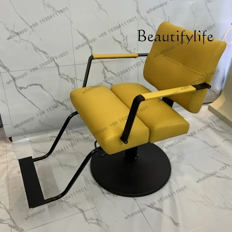 

Barber Shop Chair Hair Salon Special Simple Perm And Dyeing Chair New Hair Cutting Lift Rotating Hair Salon Chair