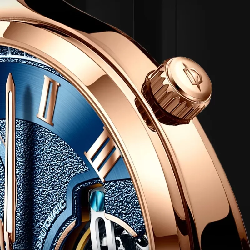 China Factory Wholesale AILANG Double Tourbillon Automatic 2026 Newest Business Mechanical Watch Stainless Steel Waterproof
