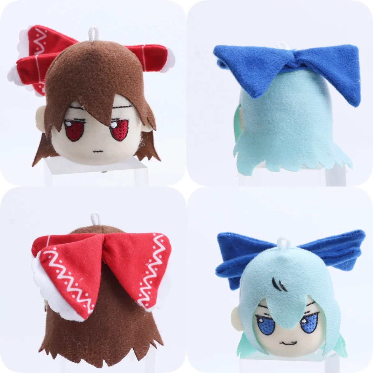 Adorable Peluche de Hakurei Reimu, Peluche de Cirno en Stock, fumo×fumo, Muñeca de Cirno del Proyecto TouHou, Regalos de Navidad y Cumpleaños, Decoración para Bolsos