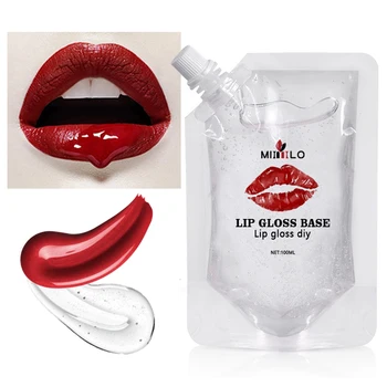DIY Lip Gloss Base, Shimmering Lip Oil, Color, Clear Moisturizing Lip Gloss, Brightening,…