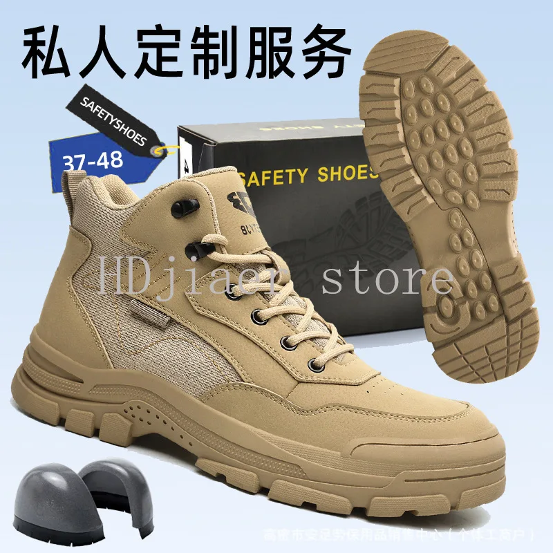 

Winter Warm Steel Toe Safety Shoes - Anti-Puncture, Lightweight Comfortable Shock-Absorbing Work Shoes