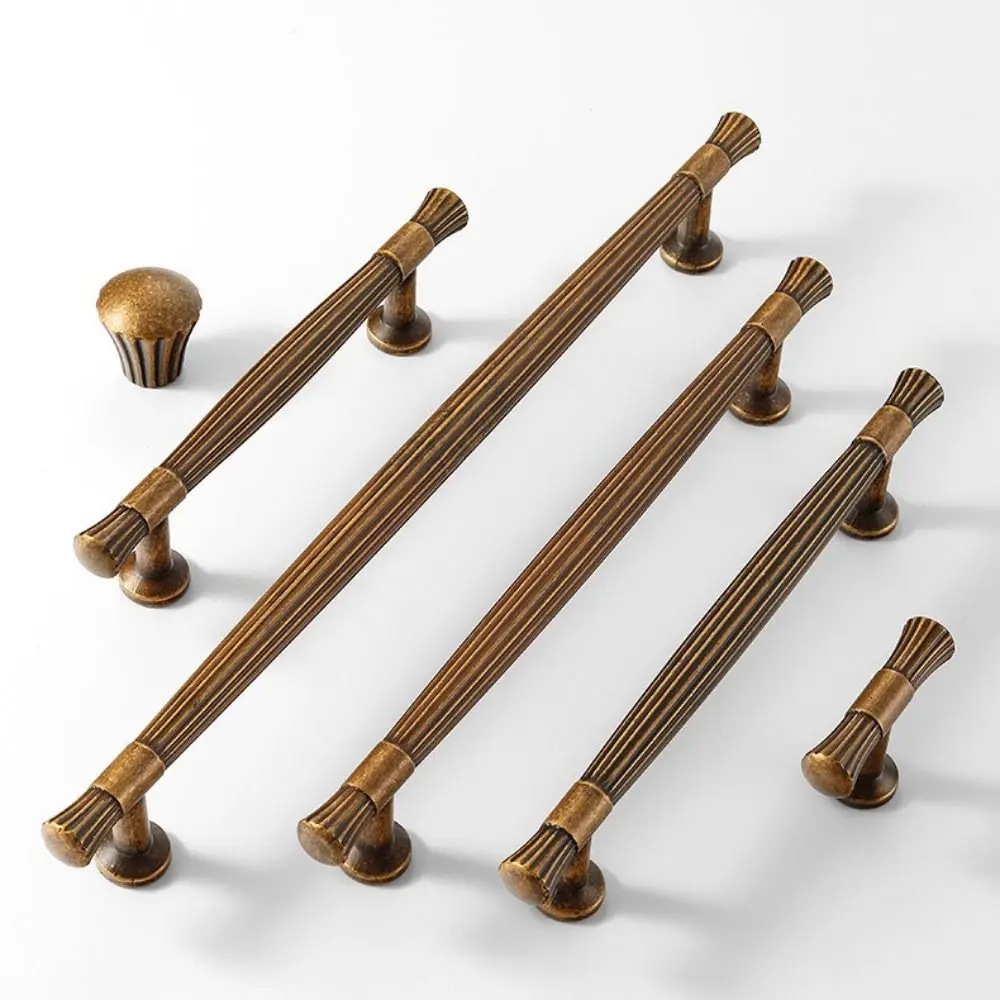 Zinc Alloy Material Cabinet Pulls Handles Antique Bronze Finish Nickel Silver Finish Drawer Pulls Furniture Cabinet Hardware