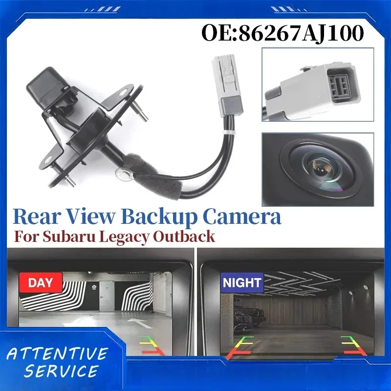 86267AJ100 Rear View Backup Park Assist Camera Compatible for Subaru Outback Legacy 2010-2014 OE#86267-AJ100 86267-AJ10B