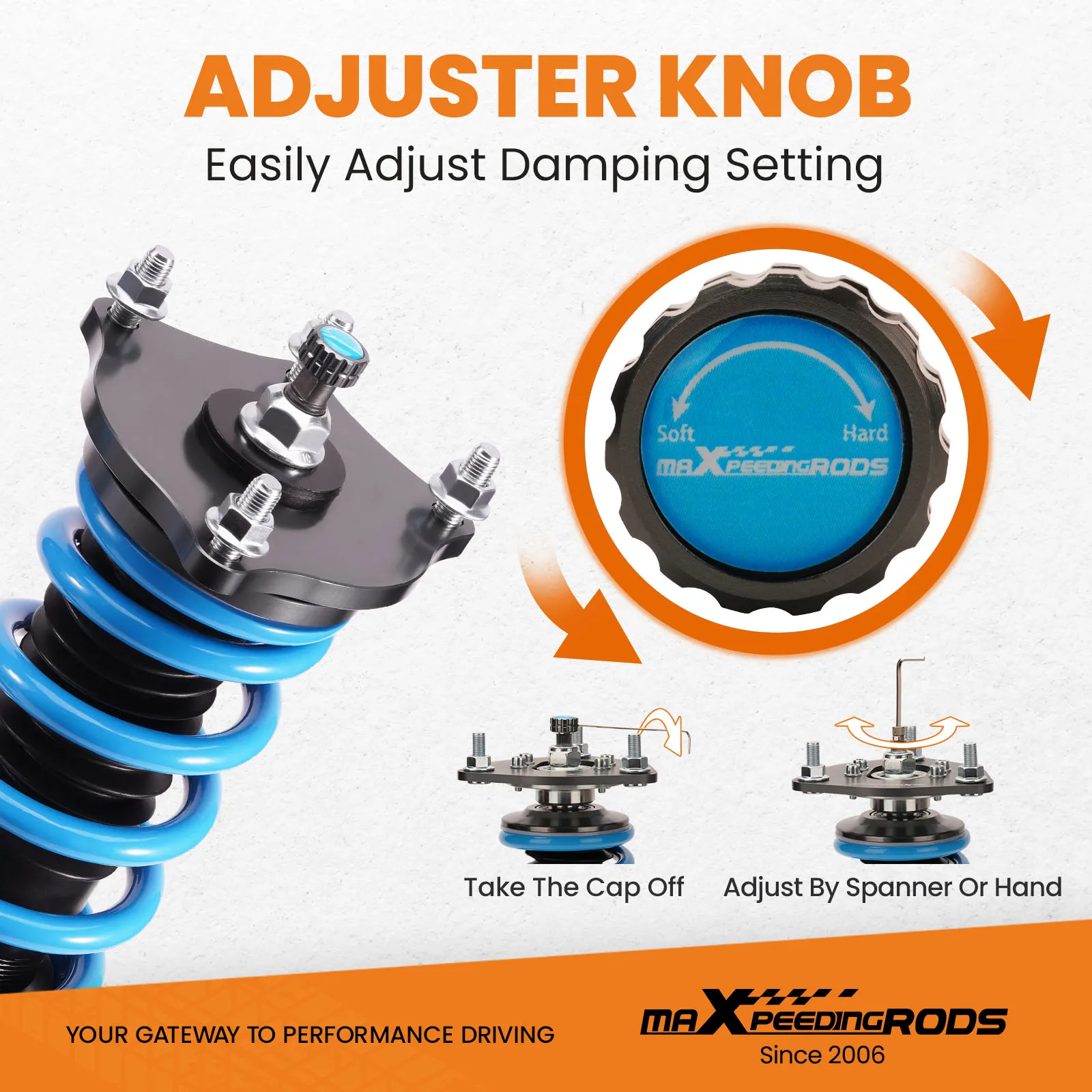 

24 Click Damper Coilovers Suspension Kit for H onda Accord 10th Generation 2018-2022 CV1 CV2 CV3