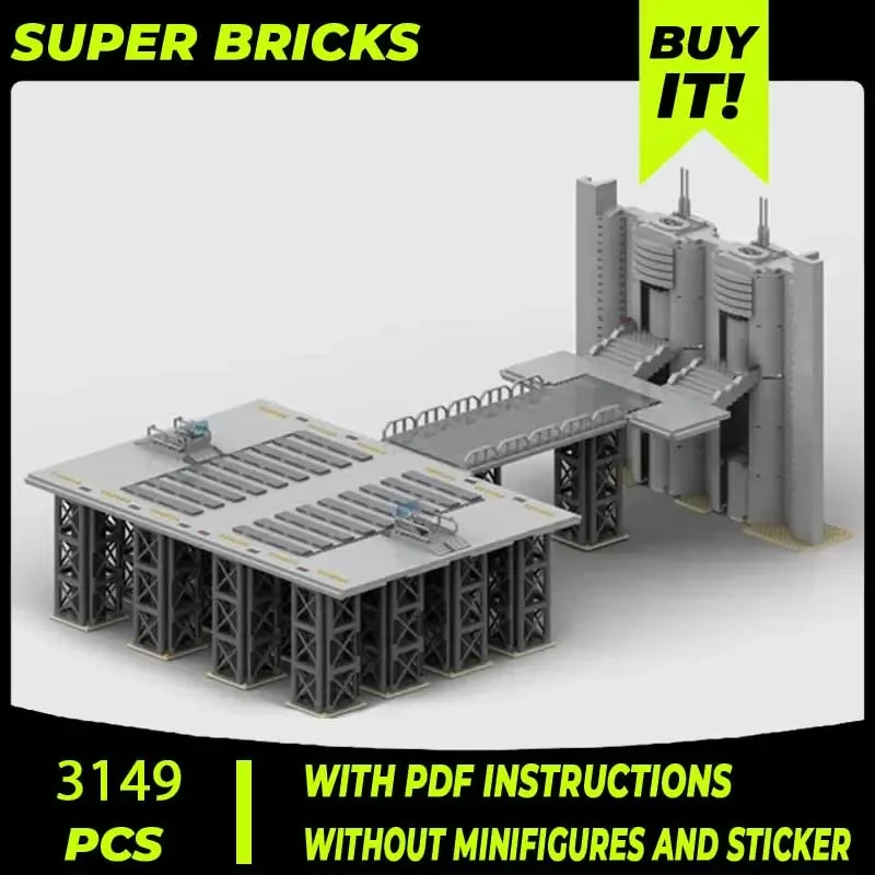 Moc Building Bricks Famous Star Movie Model Landing Platform Technology Modular Blocks Gift Christmas Toys DIY Sets Assembly