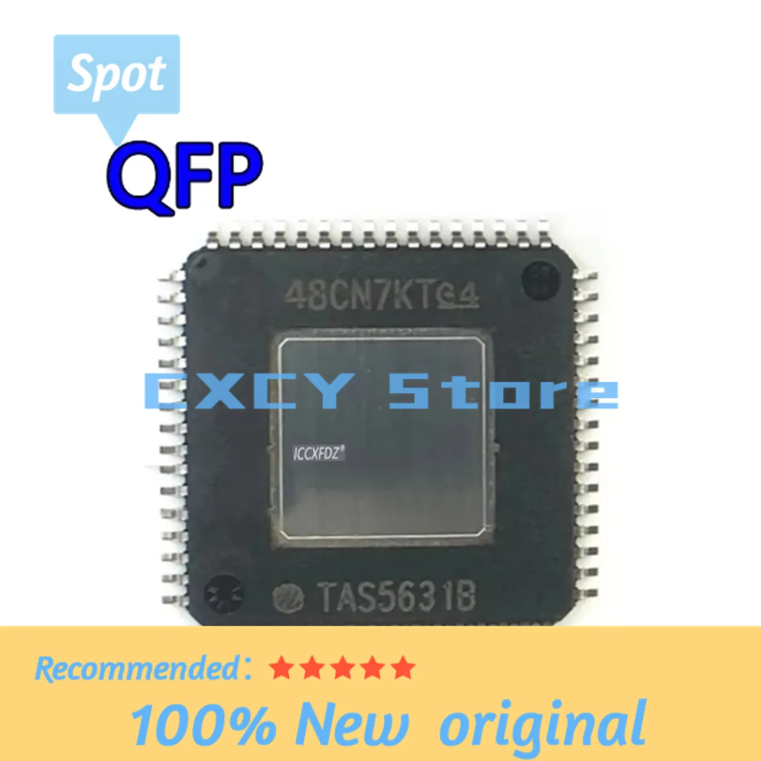 New TAS5631BPHDR TAS5631B TAS5631 QFP-64 TAS56318 QFP64 Audio amplifier IC