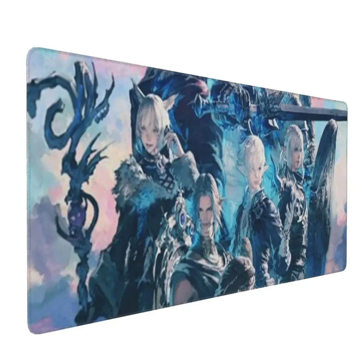 Final Fantasy XIV Endwalker Large Mouse Pad Computer Keyboard Mouse Mat Gamer PC Laptop Desk Mat Office Accessories Table Mats