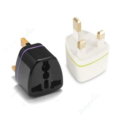 UK Adapter podróżny US AU EU do UK Wielka Brytania Singapur Dubai Adapter wtyczki 250V 10A Gniazdo AC Gniazdo elektryczne Konwerter zasilania