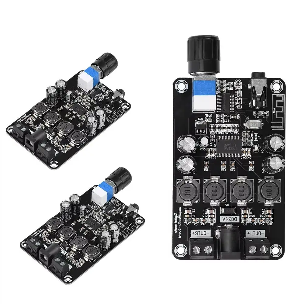 XH-A415 -DC12-24V high-power adjustable audio amplifier board- TPA3118D2 supports Bluetooth 5.0 high-definition 50W+50W