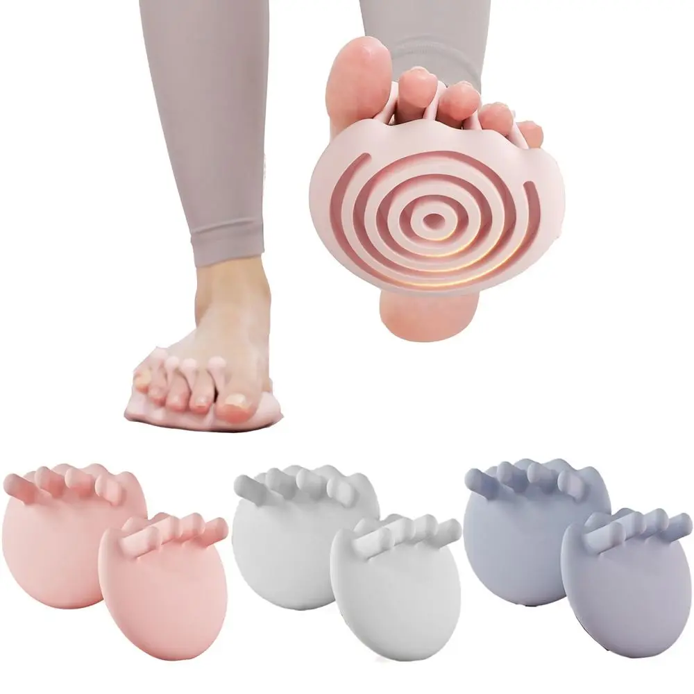 2Pcs Anti-slip Leg Sculpting Arch Trainer Bone Corrective Thin Leg Improvement Toe Separators Elastic Muscle Relaxing