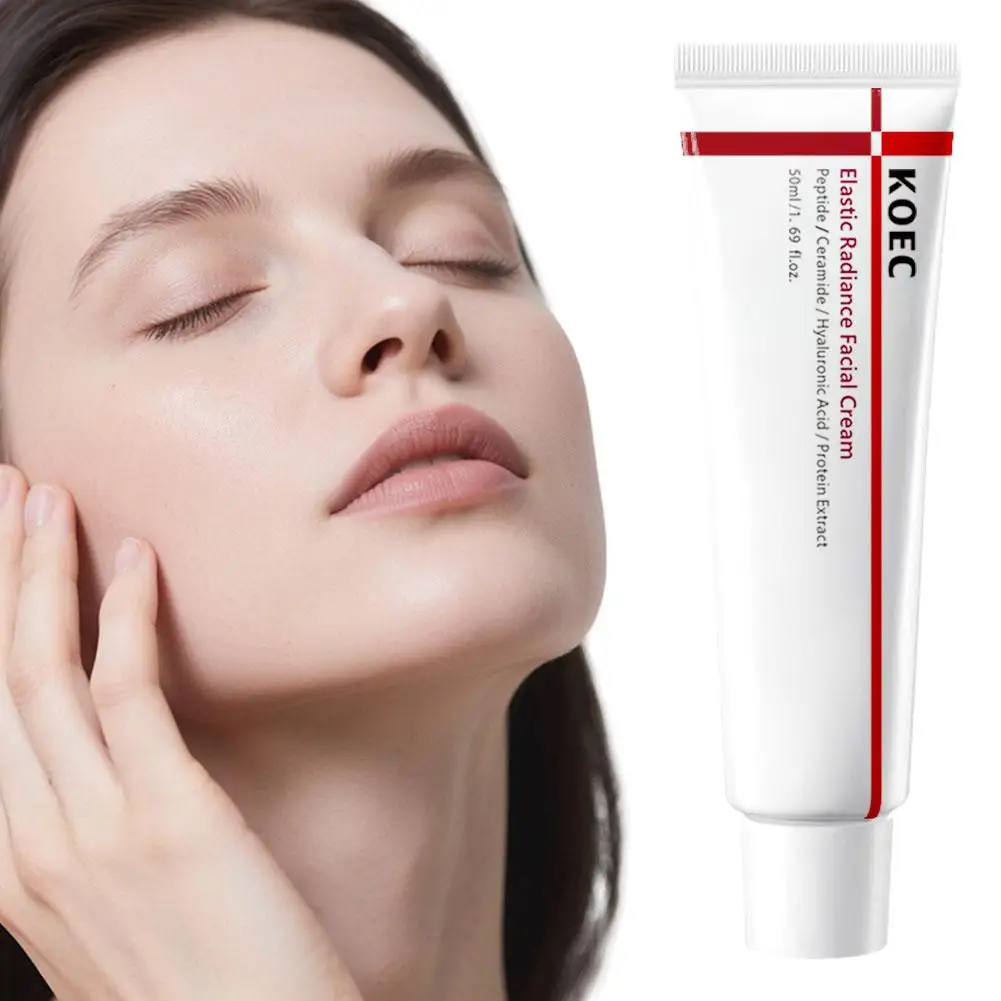 Crema Facial Reparadora Coreana con Centella Asiática, Extracto de Snowgrass de Madagascar, Ácido Hialurónico y Péptidos, Repara la Barrera Facial, Cuidado de la Piel Duradero