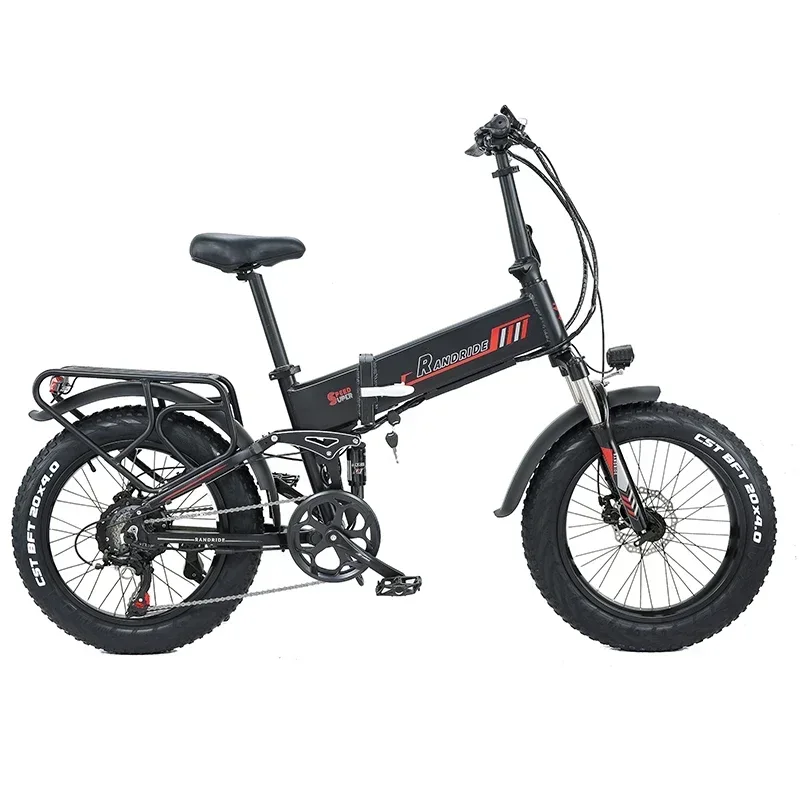 New Electric Bicycle YX20 2000W motor 48V17AH battery Electric bike 20 inch tyres Fold multifunctional mountain off-road E bike image 7