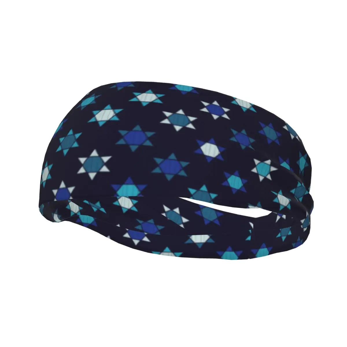 

Sports Headband Portable Hair Band Mosaic Geometric Ethnic Boho Hair Wrap Brace Running Exercising Sweatband