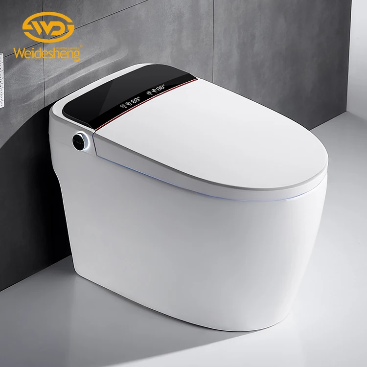 Ceramic Concealed Cistern Electronic Smart Full Automatic Intelligent Wc Toilet One Piece Water Mark/upc/ce/saso/soncap Modern