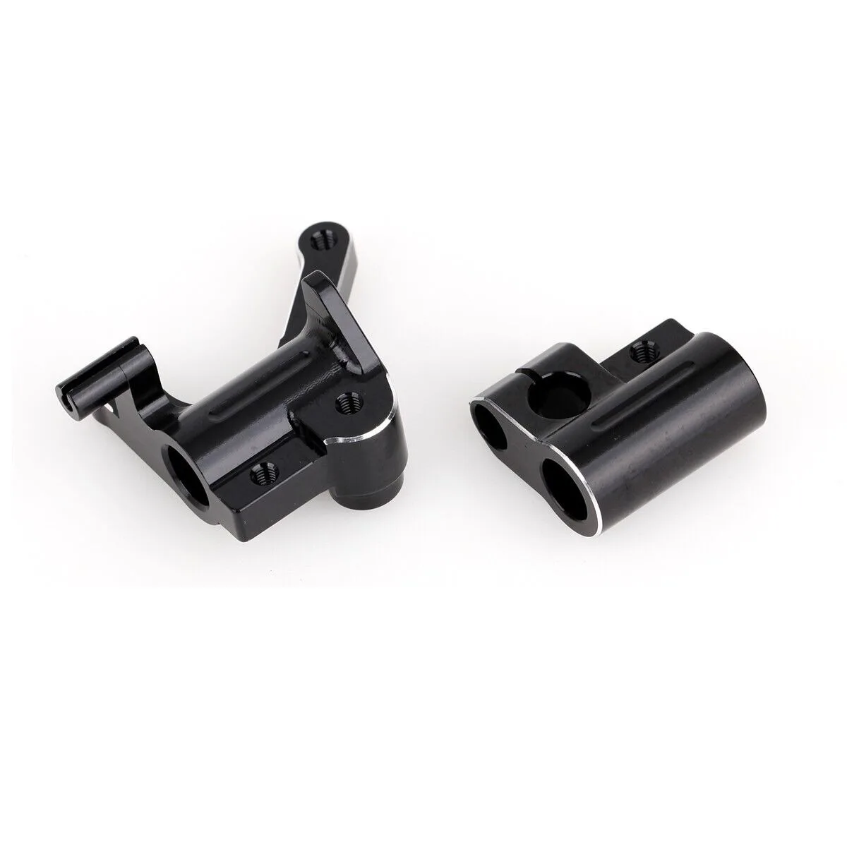LCX Racing 1/4 RC Motorcycle CNC Aluminum Fork Lug Set Front Wheel Mount for Losi Promoto-MX Upgrades Parts Accessories