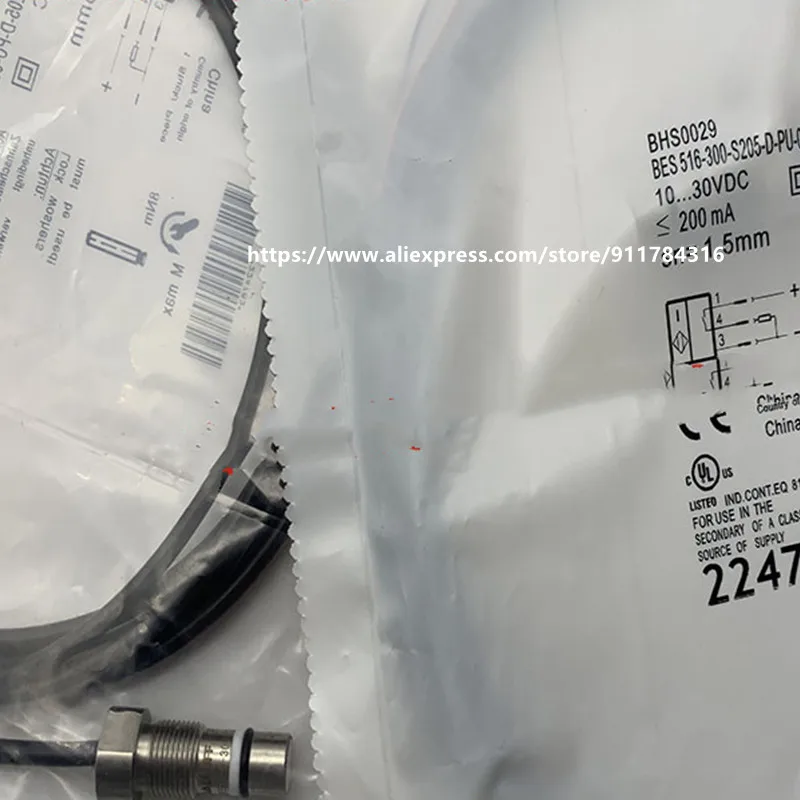 New Balluff High Voltage Proximity Switch BHS0029 BES 516-300-S205-D-PU-05 BES 516-300-S205-D-PU-03 516-300-S240-D-PU-05