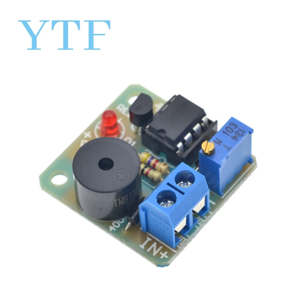 9V 12V LM358 Accumulator Sound Light Alarm Board Buzzer Prevent Over Discharge Controller Module