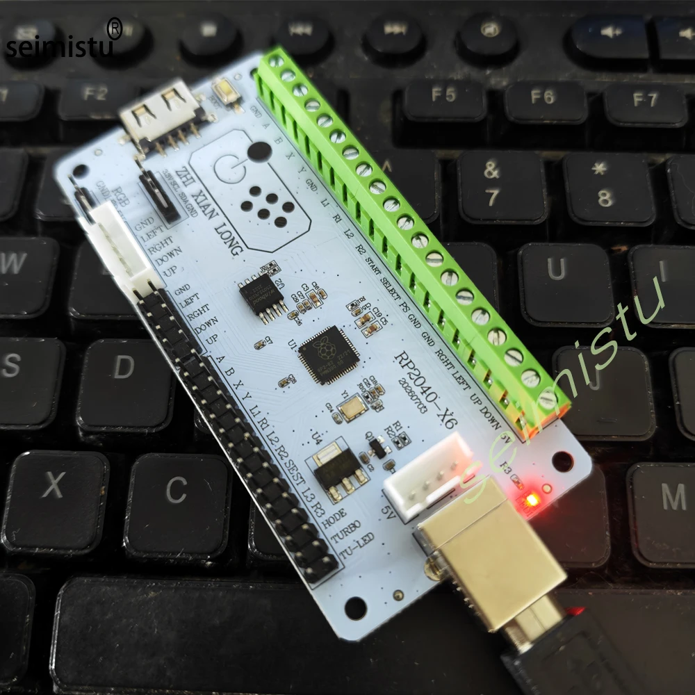 Zero Delay Raspberry Pi Pico 2040 Usb Board Encoder, Pc Ps4 PS5 Switch Game Arcade Joystick Hitbox Controller Cable Diy Parts