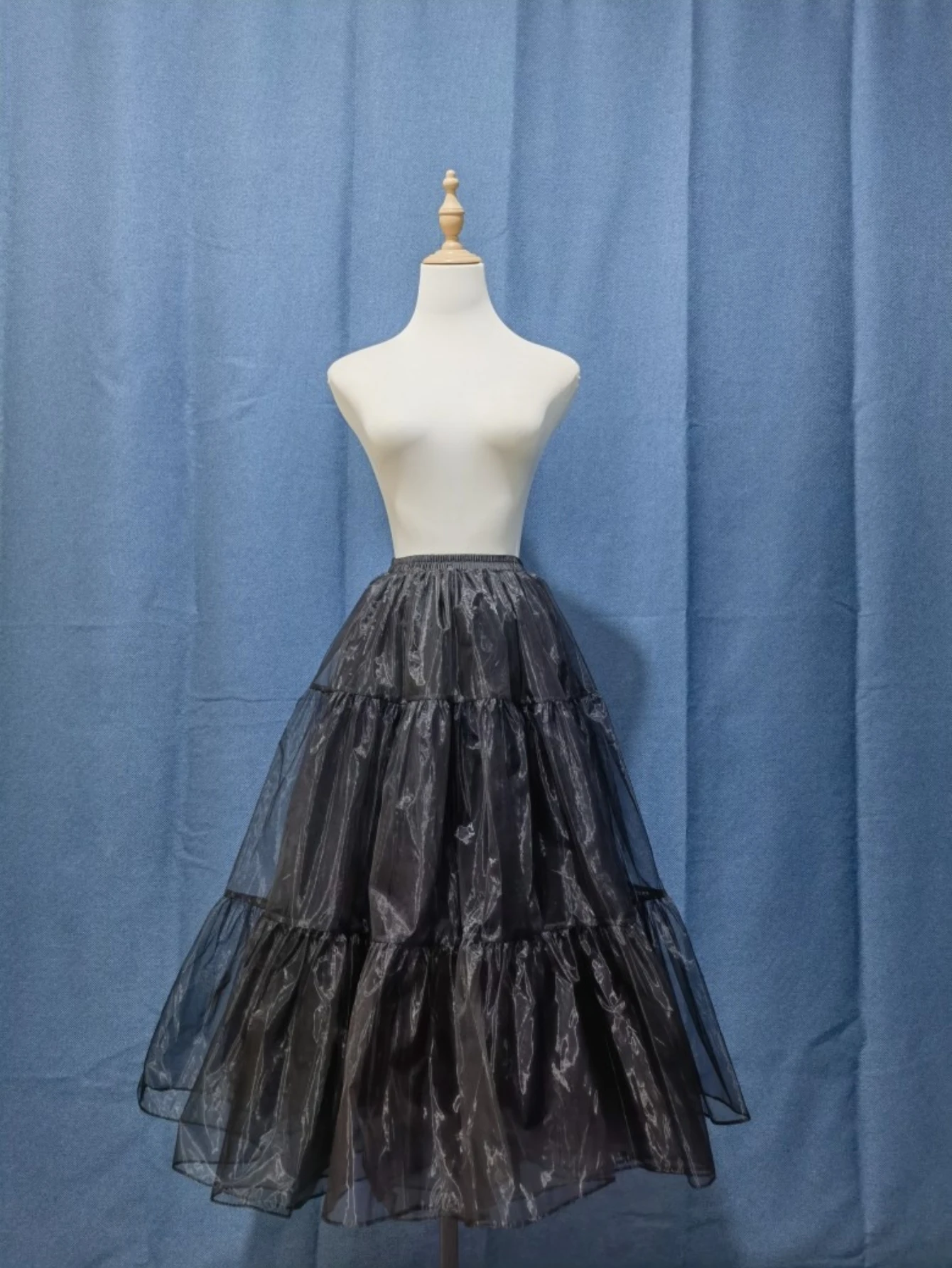 Long Puffy Skirts 40/60/80CM Girls Fashion Tutu Skirt Women Solid Ball Gown Bridal Petticoat White Wedding Dress Underskirt Adul