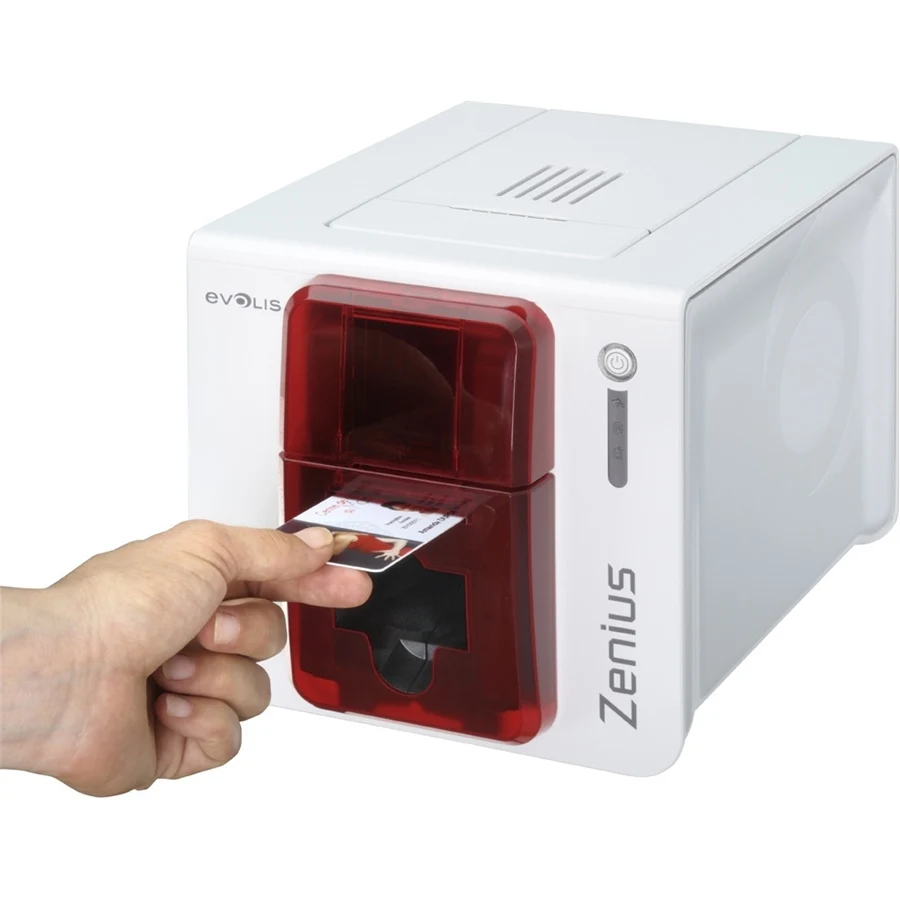 High Quality Evolis Zenius Single Side Pvc Card Printer For Student Card Business Card