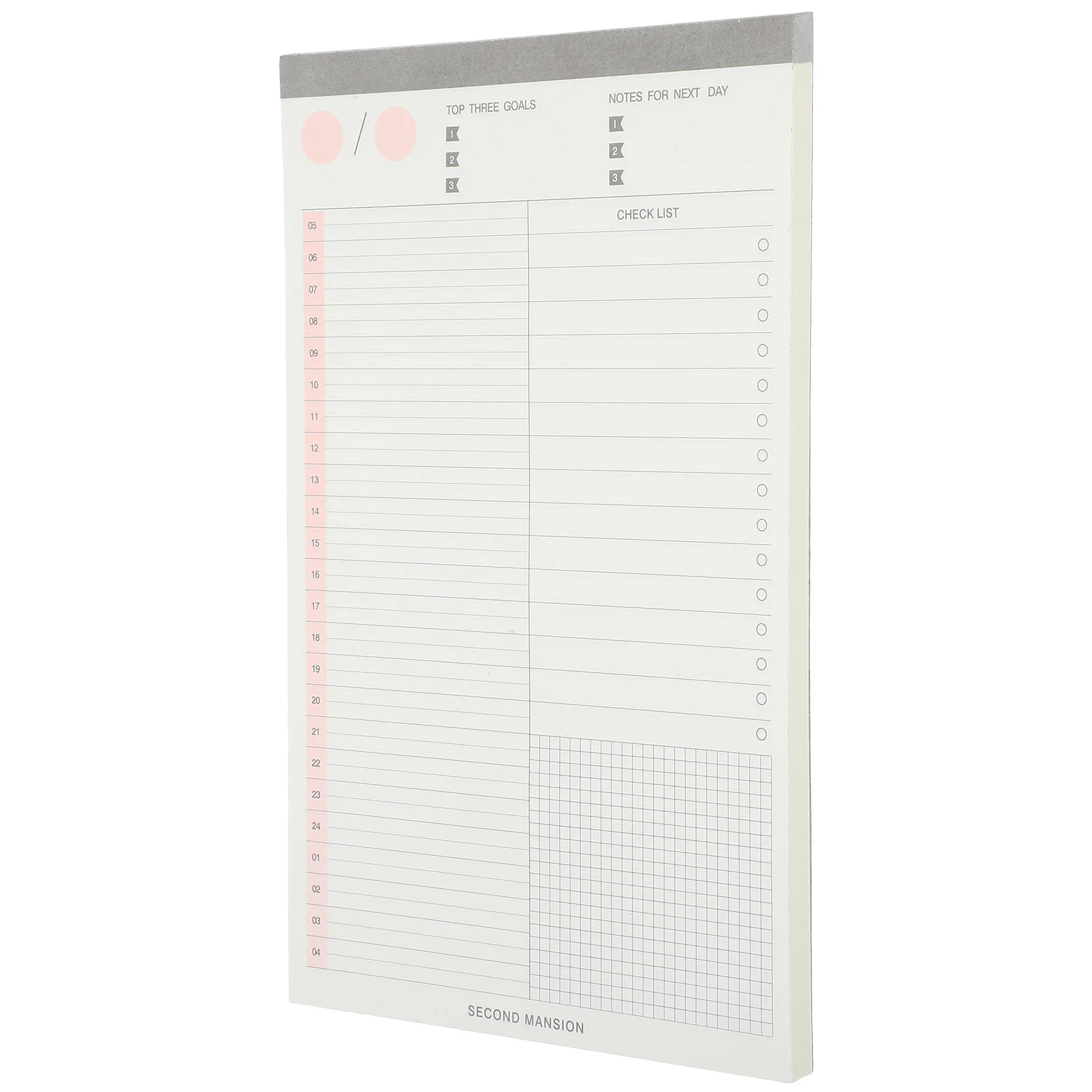 

Time Planner Notepad Compact Travel Size Tearable Task List Pad For Office Workers Teachers Daily Use Multi-Function Memo
