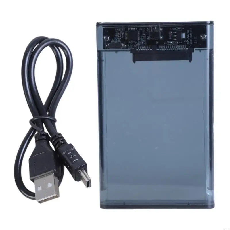 N3UC 2.5Inch External HDD Enclosure Featuring High Resiliences PC Materials and Easy Setups Fast Data Transfer Speed