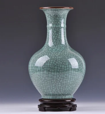 Chinese Style Ceramic Vase Home Decoration  Household Vases for Flowers Artistic Livingroom Decorations Accessories Room Decor