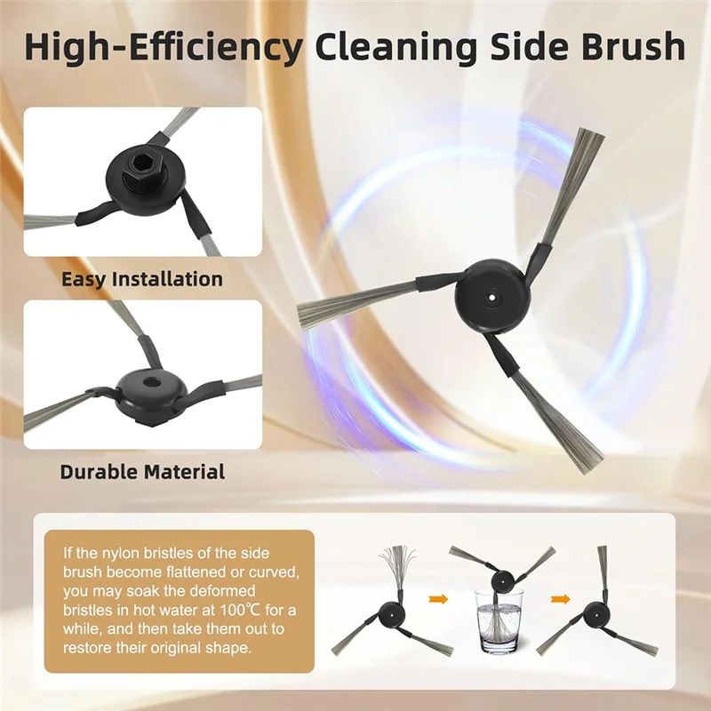 A09G-For Dreame X50 Master، X50S Pro Ultra، X50 Ultra كيس الغبار فرشاة جانبية رئيسية فلتر Hepa ممسحة الملابس استبدال أجزاء الملحقات