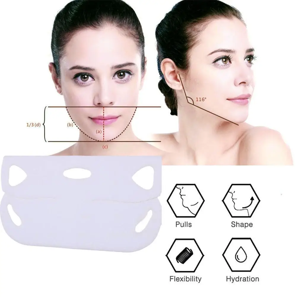 V-Shape Face Máscara Firmadora para Senhora, Chin Facial Lifting, Linha Emagrecimento, Cuidados De Massagem, Rugas Da Pele, Ferramenta De Beleza, Sha, P4H1