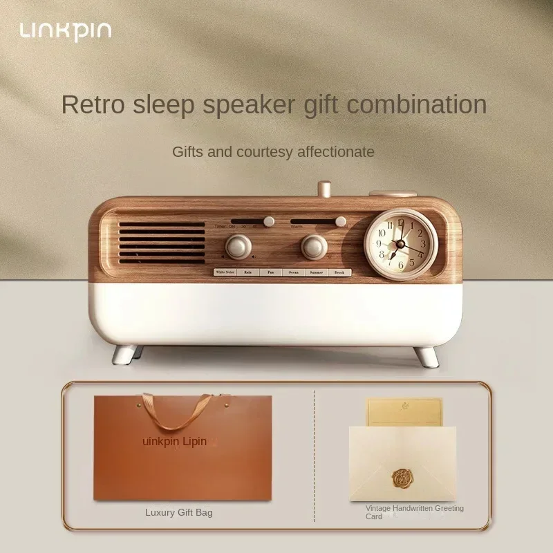 ضوء ليلي محيط للاستيقاظ من KPI، ضوضاء بيضاء، ساعة منبه محمولة، مكبر صوت، زخرفة، هدية