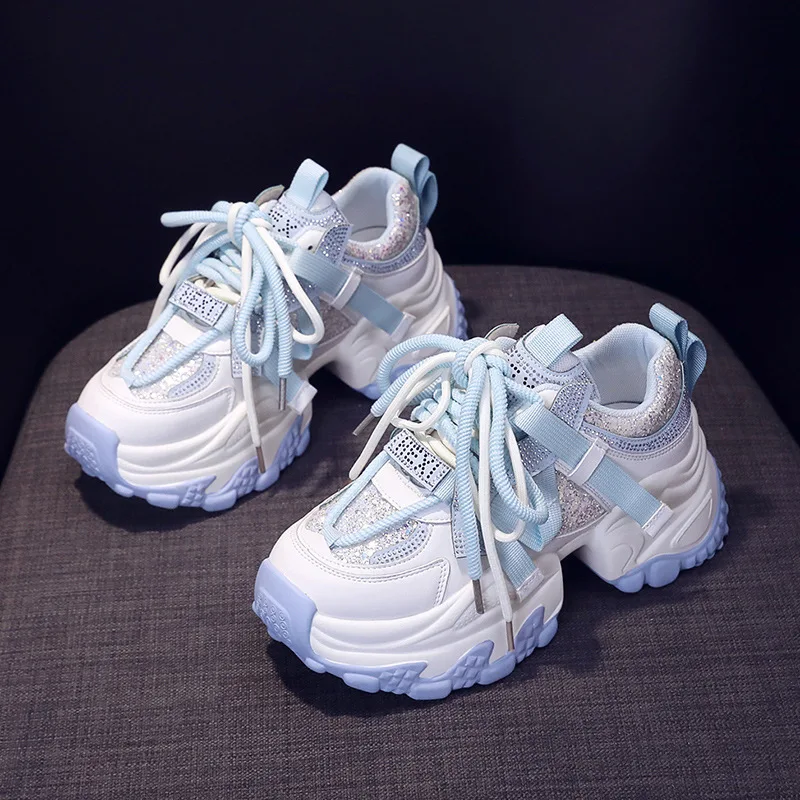 

Lightweight Breathable Mesh Thick Sole Dad Shoes for Women Casual Versatile Slimming Sneakers Women's Casual Shoes