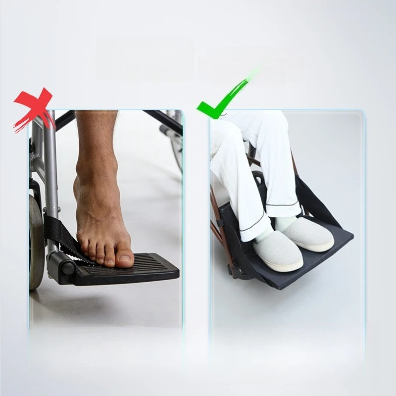 Elderly Wheelchair Special Leg Support Height Boosting Pad Multi Functional Wheelchair Pedal Anti Slip Falling Protection Pad