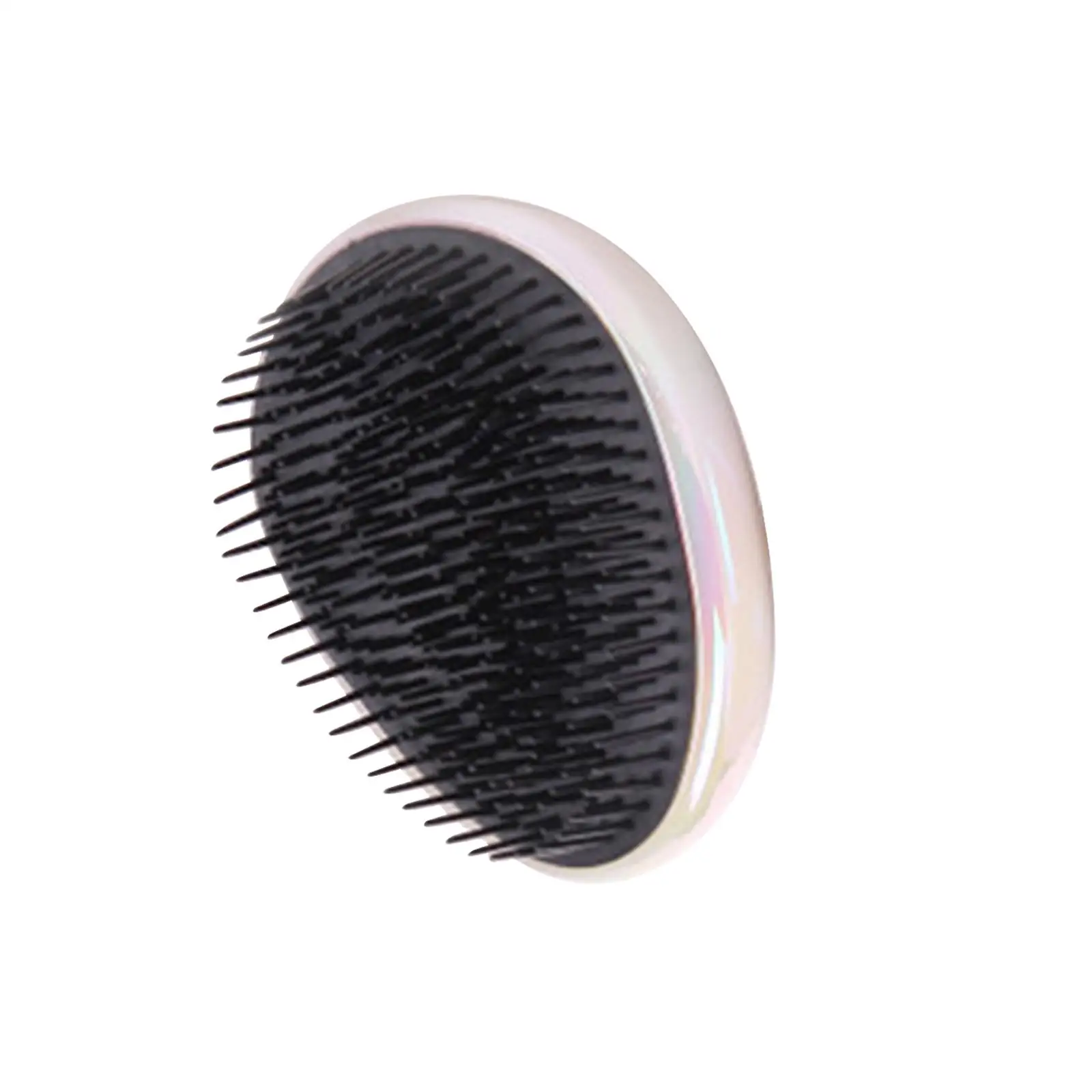 Sikat rambut portabel bepergian bentuk telur sikat rambut sisir sisir rambut bantalan udara antisimpul untuk rambut keriting bergelombang anak perempuan