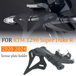 Motorcycle Rear Short Tail Stock Tidy License Plate Holder Tailstock Bracket Kit For 1290 Super Duke R 2020 2021 2022 2023 2024