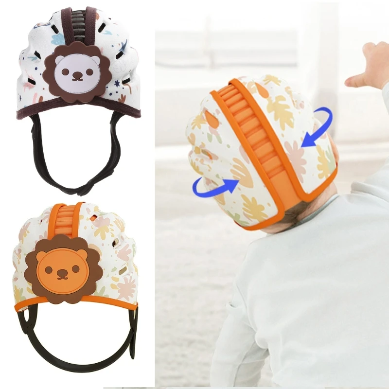 Baby Helmet Safety Helmet for Toddler Breathable Hat Anti-Fall Head Protectors